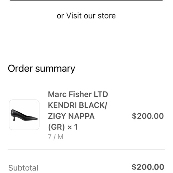 Marc Fisher black kitten heel pumps - Picture 4 of 4